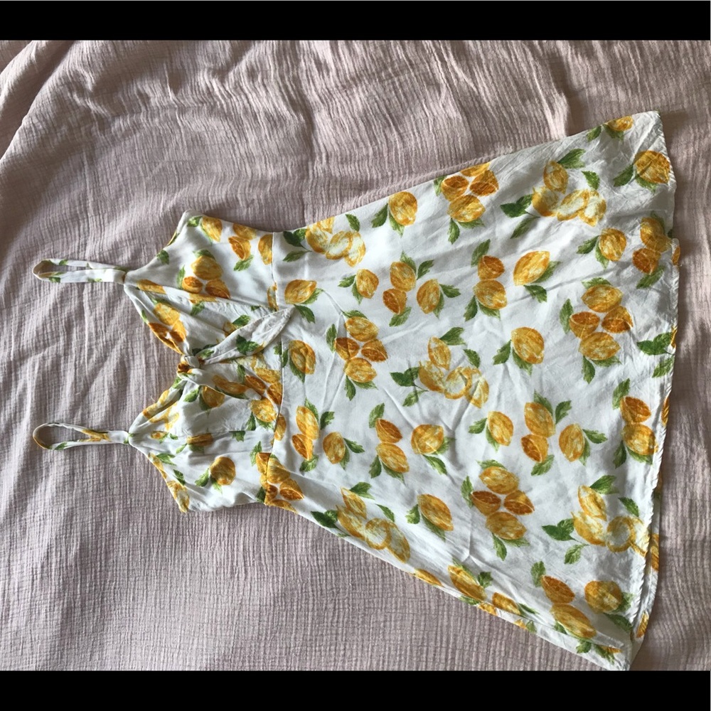 Socialite Spring Lemon print sundress